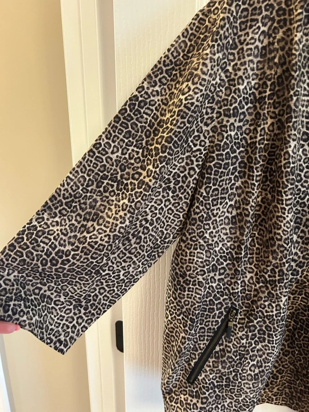 Chico's Weekends Leopard-Print Zip Jacket - Brown & Black